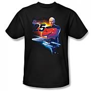 Star Trek the Next Generation 25th Anniversary Black T-Shirt